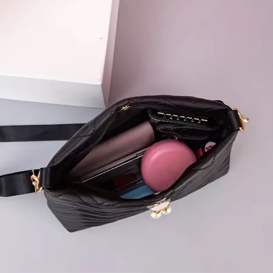 Luxury Women's Small Crossbody Bag PU Leather Messenger Bags Zipper Handbags Fashion Designer Purse Summer Travel Bag for Female